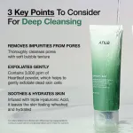 Anua Heartleaf Quercetinol Pore Deep Cleansing Foam with 0.5% BHA For Gentle Exfoliation view 3