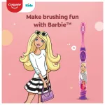 Colgate Kids Barbie Toothbrush- Extra Soft with Tongue Cleaner - 5 + Years view 2