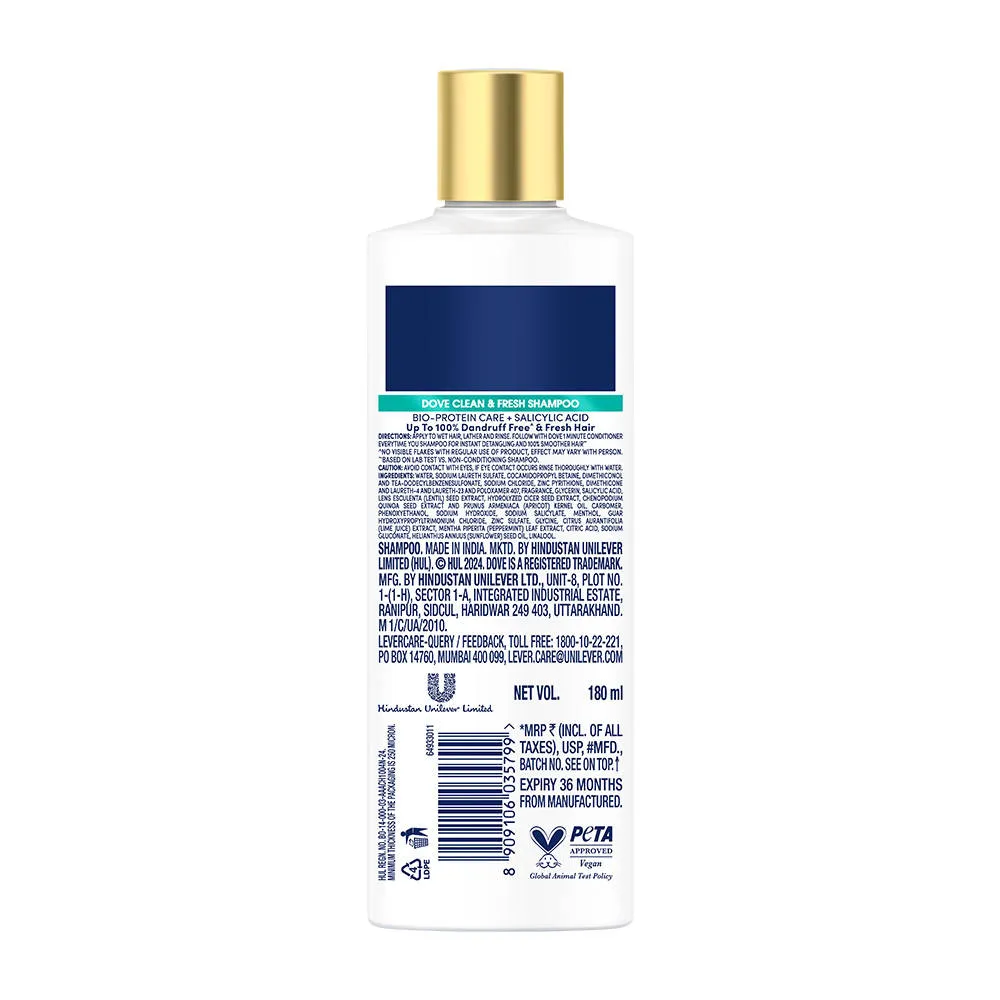 Dove Dandruff Clean & Fresh Shampoo