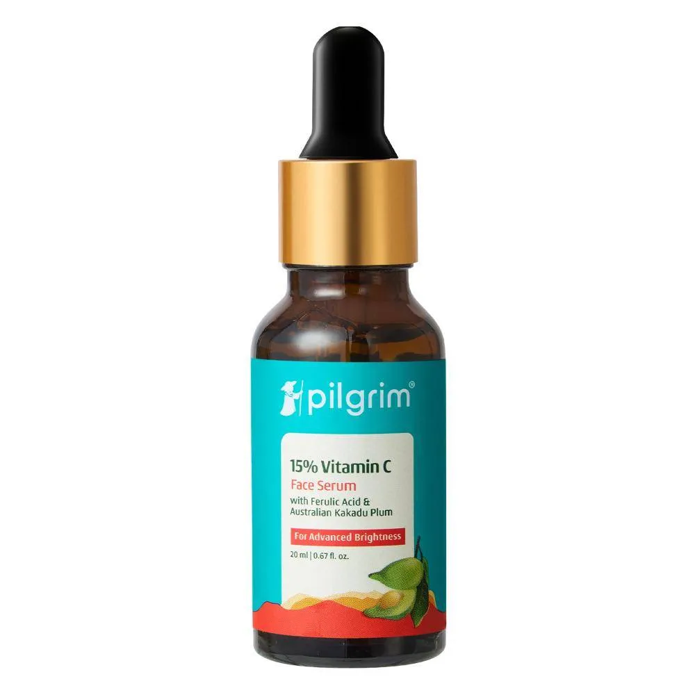 Pilgrim 15% Vitamin C Serum for Advance Brightening Fades Hyperpigmentation & Dark Spots Anti Aging