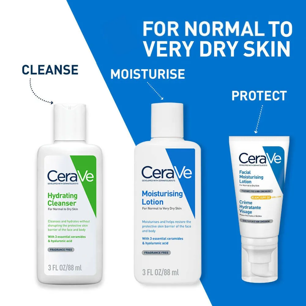 CeraVe Moisturizing Body Lotion for Normal to Dry skin with Ceramides, Dermatologist recommended