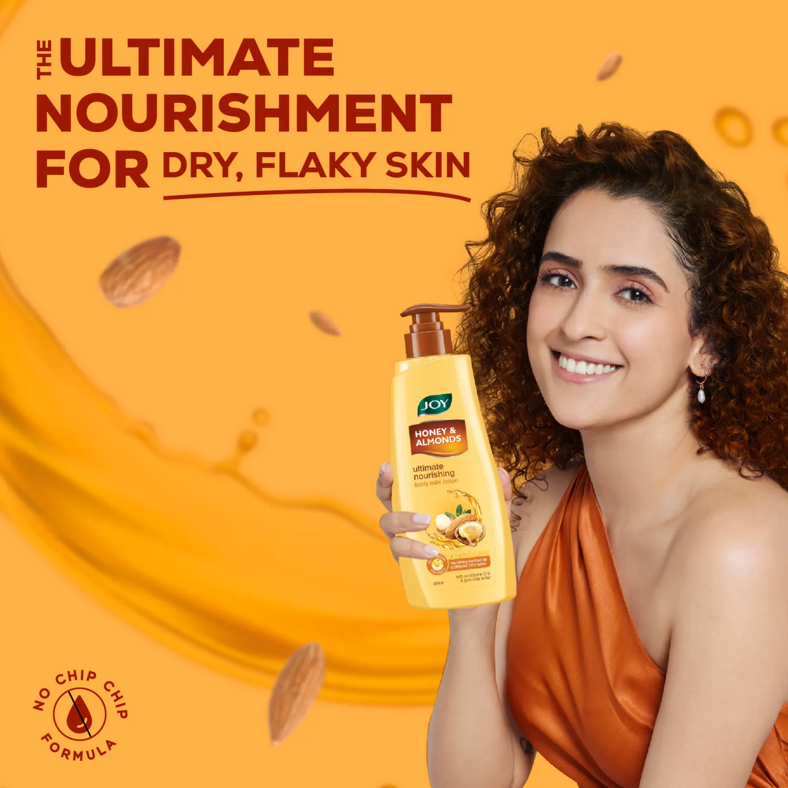 Joy Honey & Almonds Ultimate Nourishing Body Lotion with Shea & Vitamin E - for Winter Skin