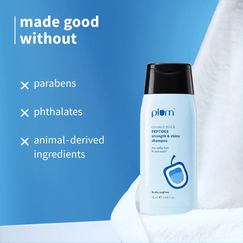 Plum Coconut Milk & Peptides Shampoo | 75 ml ** view 10