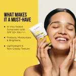 Dr. Sheth's Ceramide & Vitamin C Sunscreen SPF 50+ PA++++ In-Vivo Tested for Bright Skin view 6