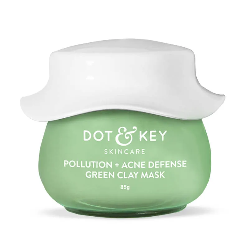 Dot & Key Anti-Acne Salicylic Green Clay Face Mask For Dark Spots Redution & Balances Oil & Sebum