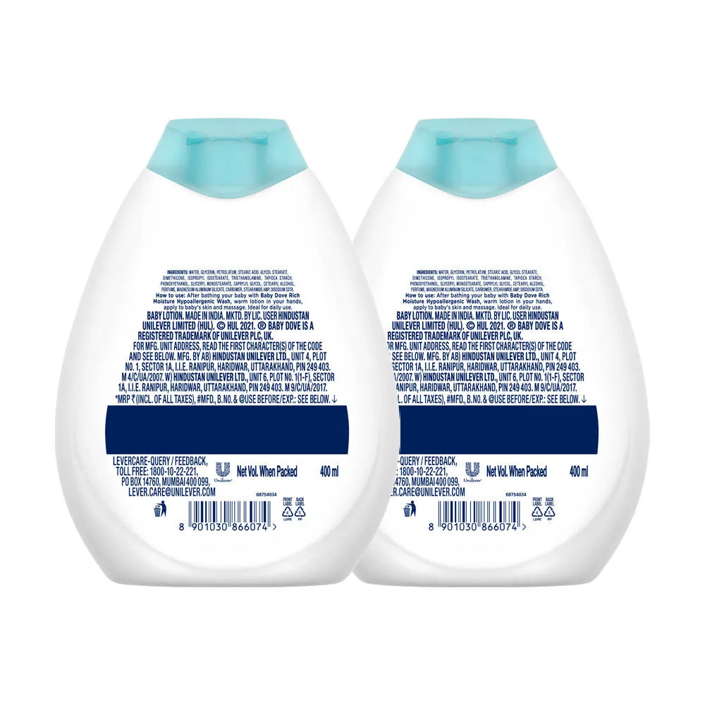 Dove Rich Moisture Lotion - Pack of 2