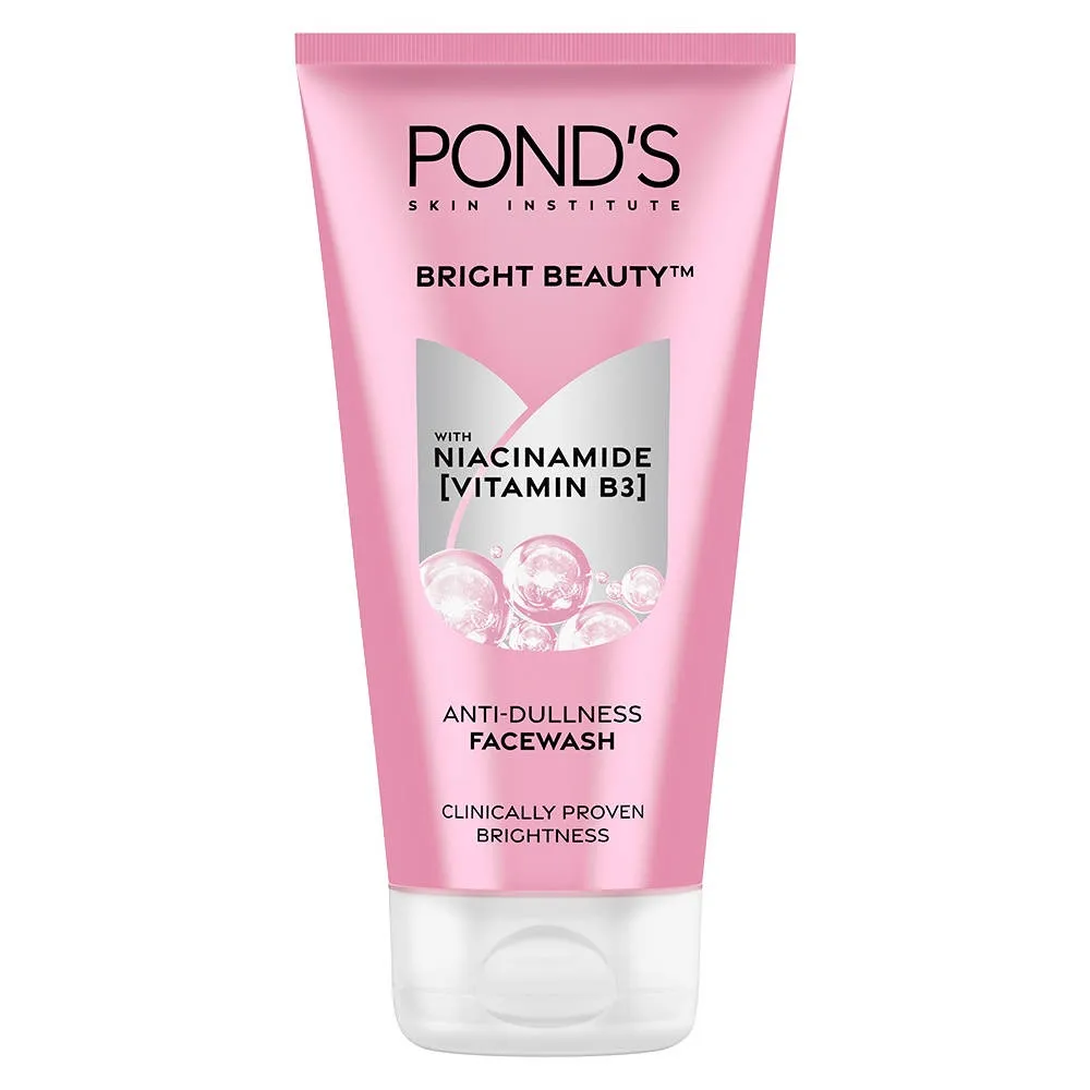 Pond's Ponds Bright Beauty Facewash with Niacinamide, For Glass Skin-like Shine