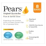 Pears Pure & Gentle Soap Bar Paraben-Free Body Soaps for Soft Skin - Pack of 8 view 10