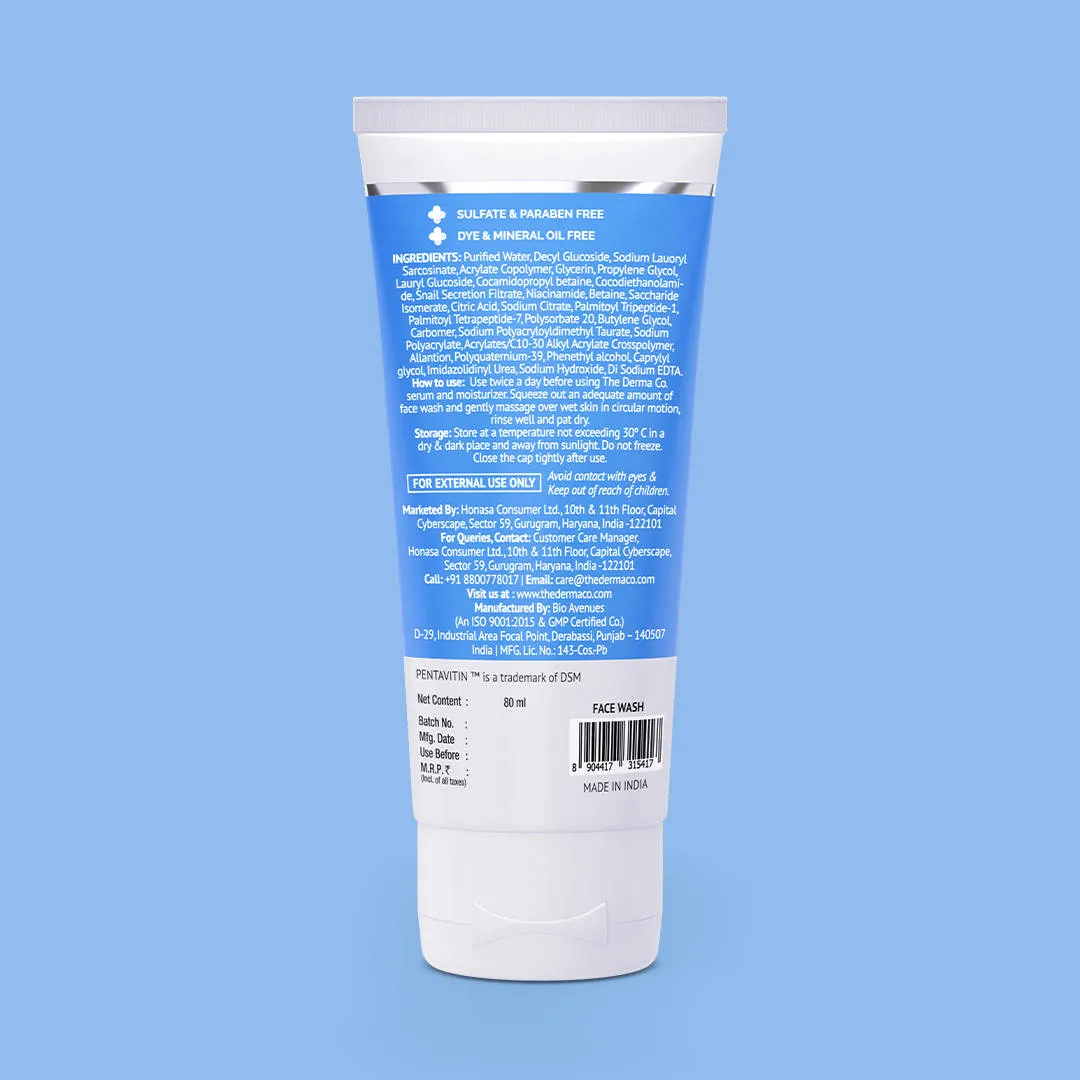 The Derma Co Snail Peptide 96 Hydrating Face Wash