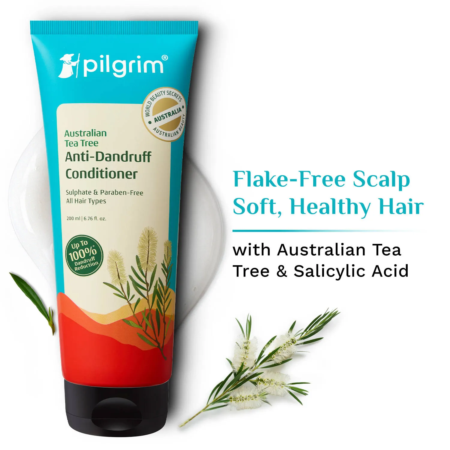 Pilgrim Australian TeaTree & Salicylic Acid Anti-Dandruff Conditioner Upto 100% Dandruff Control