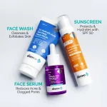 The Derma Co Summer Essential Bestseller Kit With Salicylic & Hyaluronic For Active Acne view 3