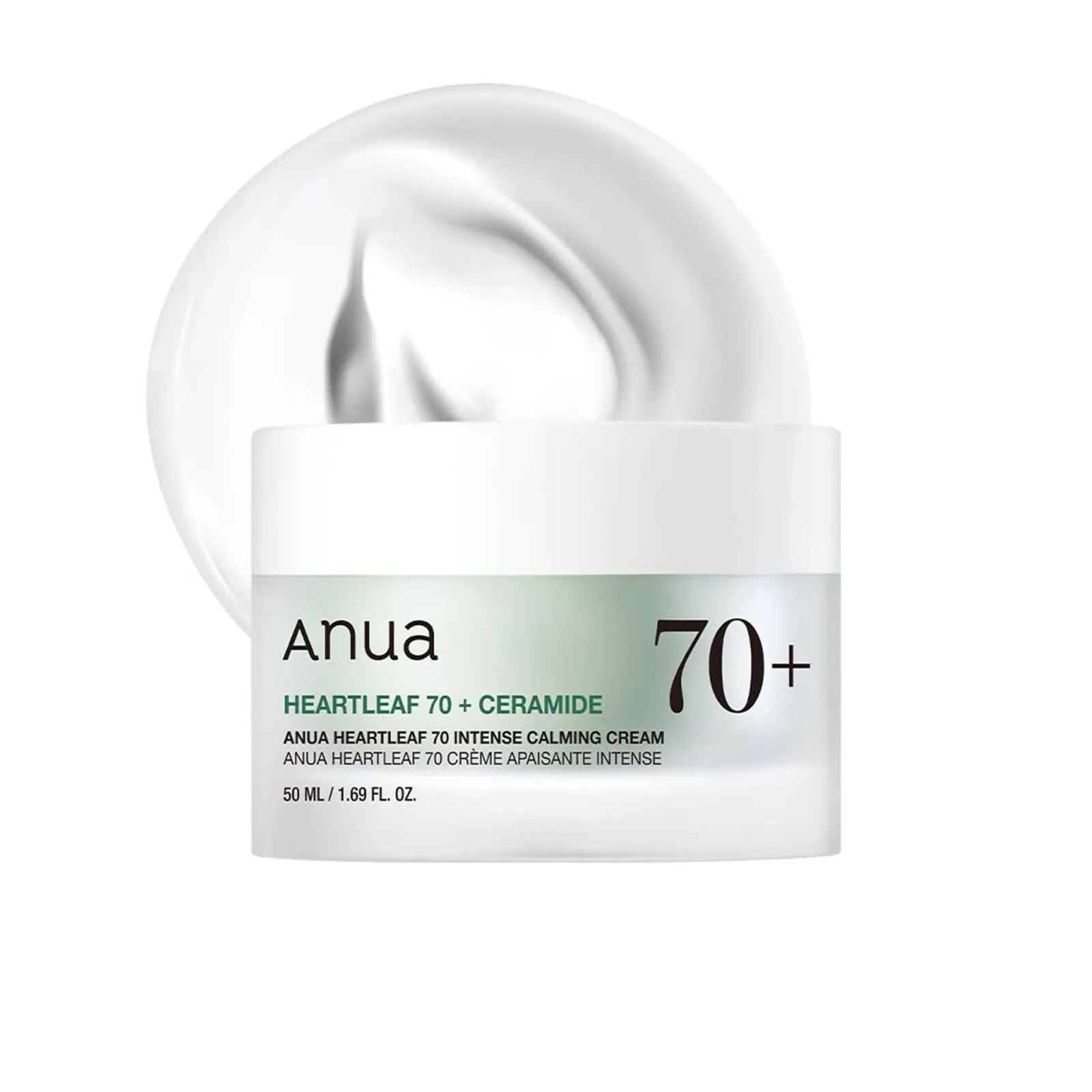 Anua Heartleaf 70 Intense Calming Cream with Ceramide & Panthenol for Skin Barrier Repair
