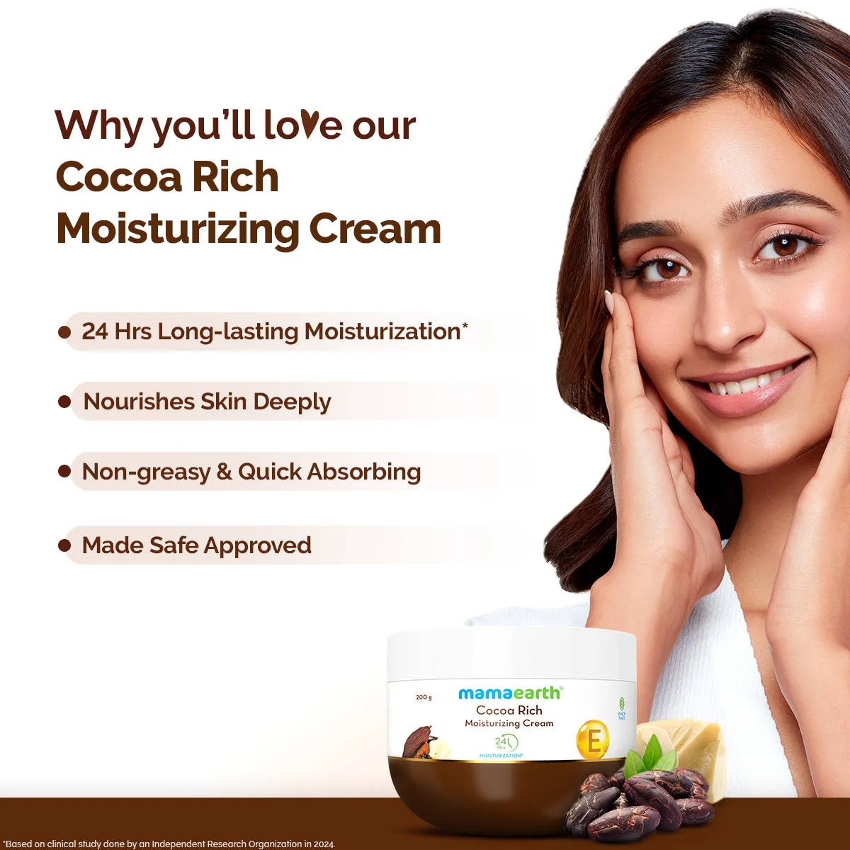 Mamaearth Cocoa Rich Moisturizing Cream