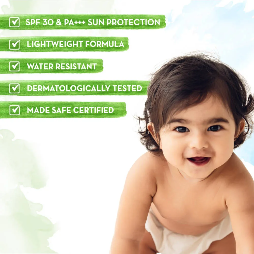 Mamaearth Milky Soft Mineral Based Sunscreen For Babies