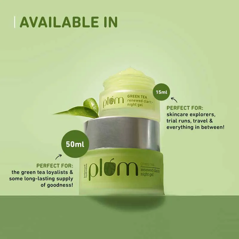 Plum Green Tea Renewed Clarity Night Gel Mini