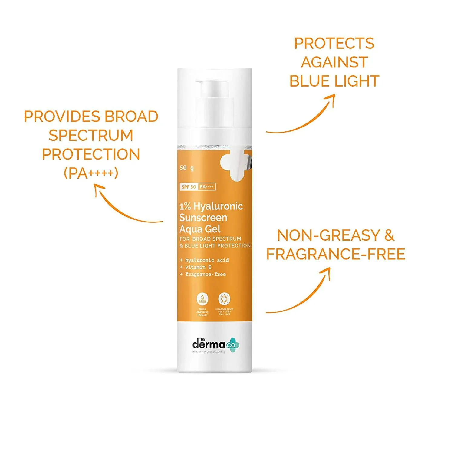 The Derma Co 1% Hyaluronic Sunscreen & 2% Salicylic Serum Combo
