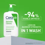 CeraVe Hydrating Cleanser Non-Foaming Face Wash for Dry Skin with Ceramides, Dermatologist Recommend view 30