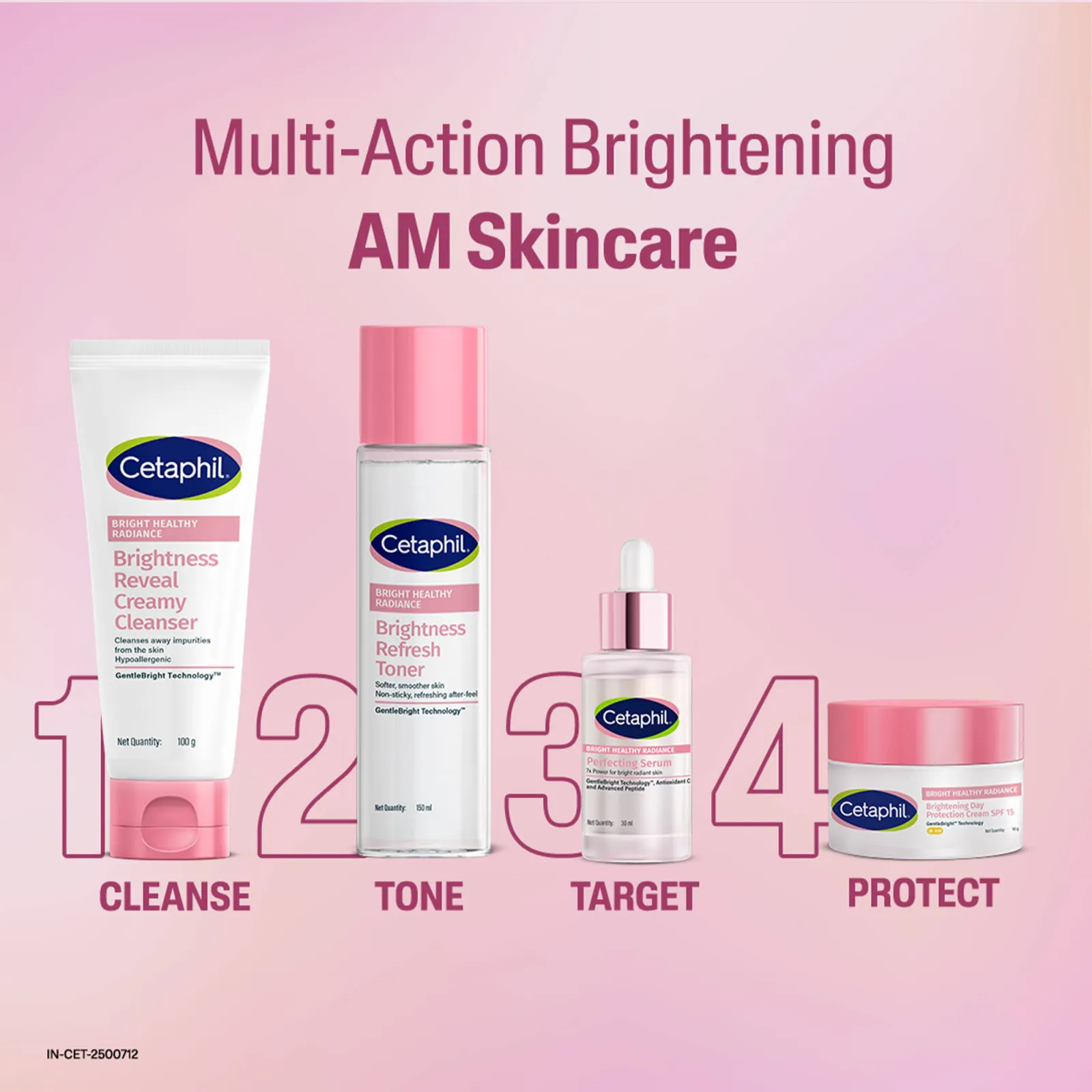 Cetaphil BHR Perfecting Seum With Peptides, Niacinamide Penetrates 15 Layers Deep