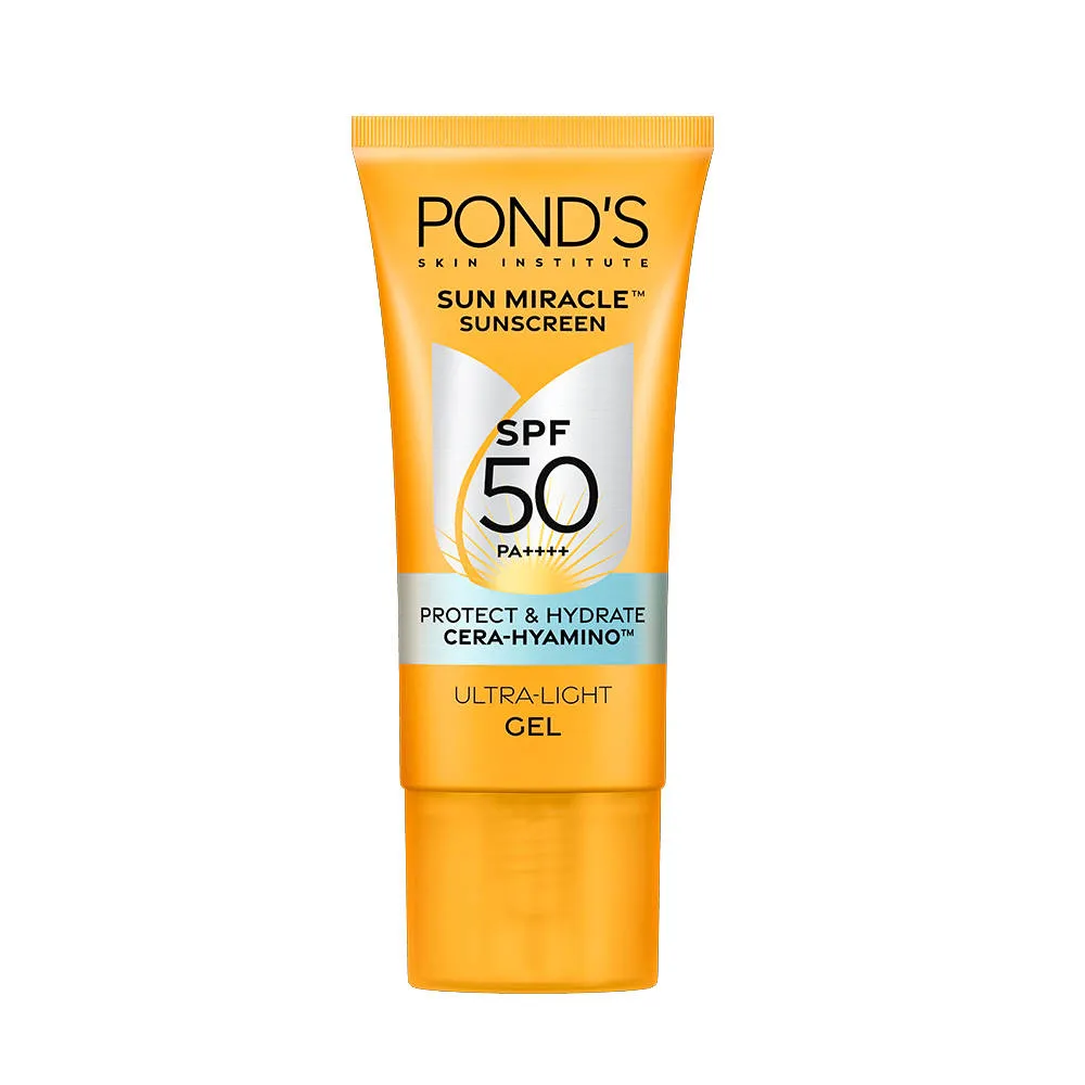 Pond's POND’S Sun Miracle SPF 50 PA+++ Crème Gel Sunscreen - Protect & Hydrate, With Hyaluronic Acid