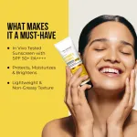 Dr. Sheth's Ceramide & Vitamin C Sunscreen SPF 50+ PA++++ In-Vivo Tested for Bright Skin view 5