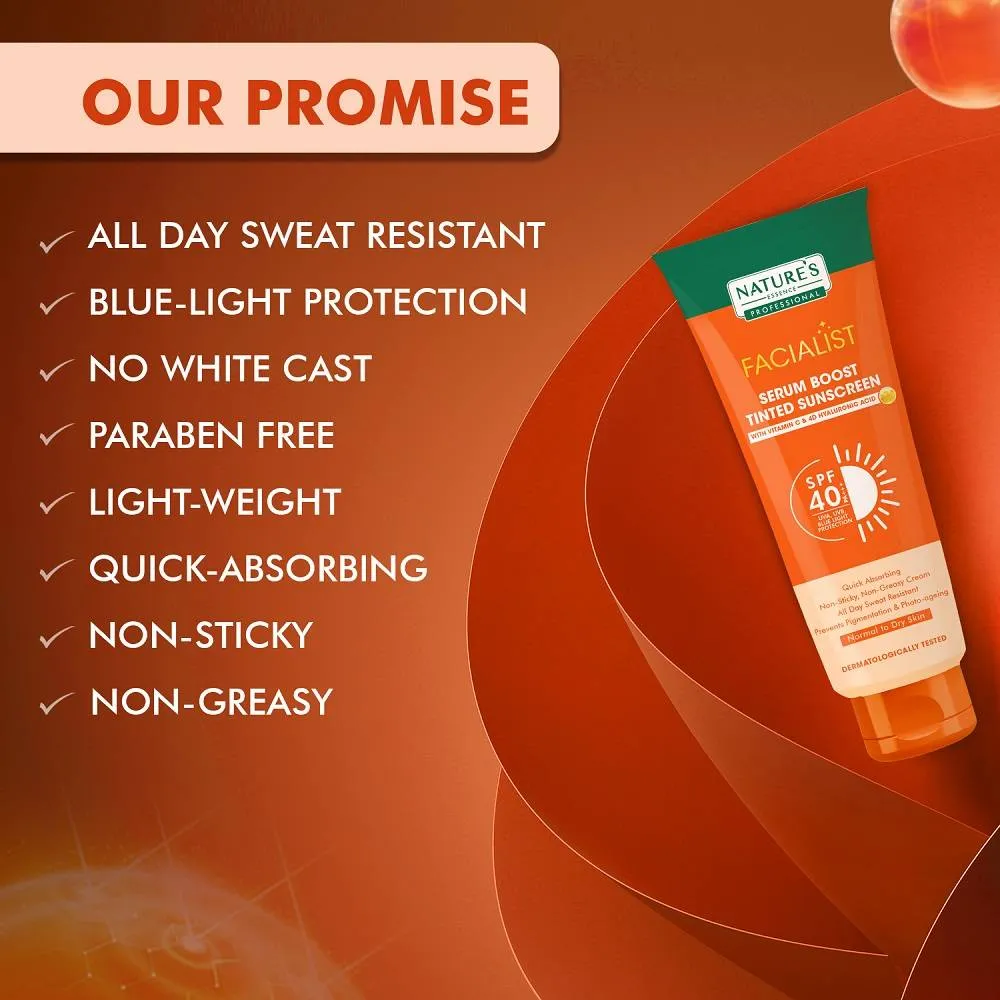 Pilgrim Nature's Essence Professional Serum Boost Tinted Sunscreen SPF 40 PA+++