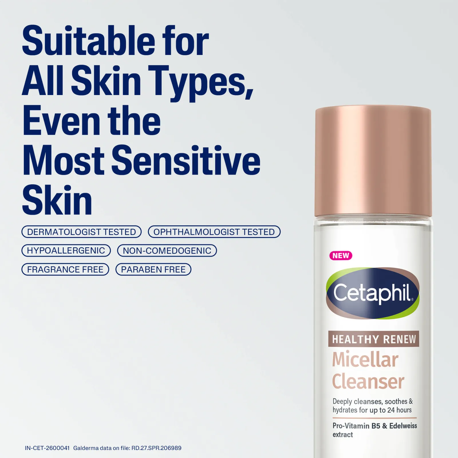 Cetaphil Healthy Renew Micellar Cleanser With Botanical Extracts & Purified Peptides