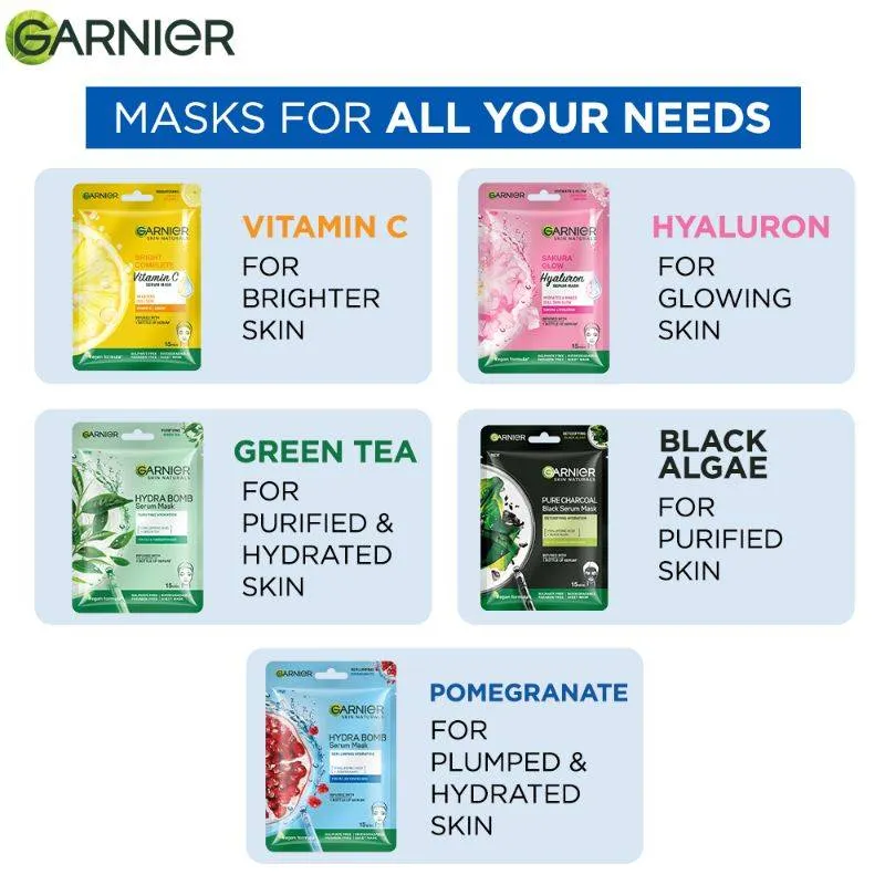 Garnier Skin Naturals Face Serum Sheet Mask