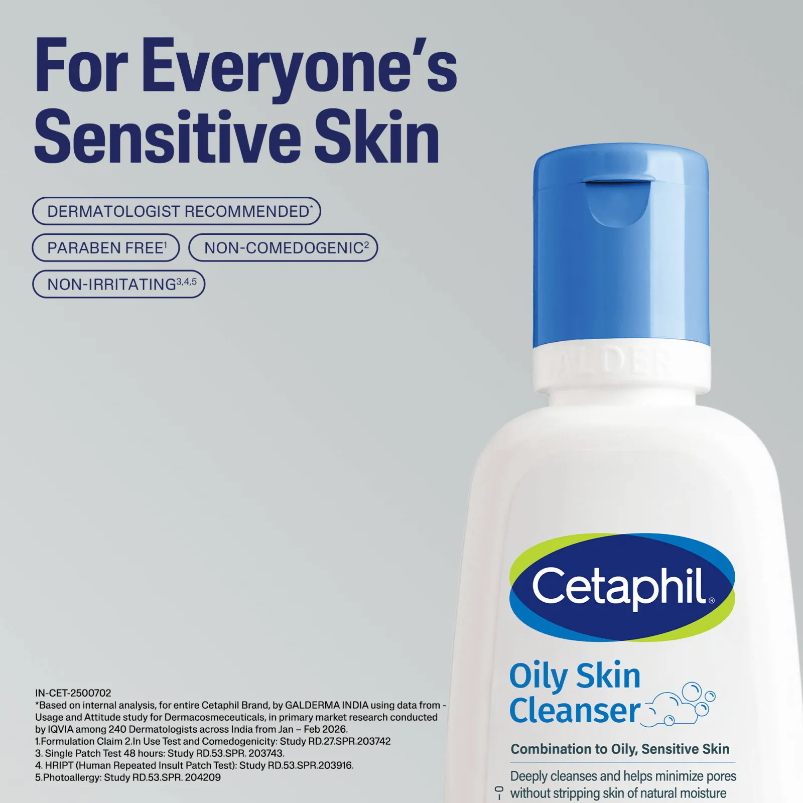 Cetaphil Oily Skin Cleanser - Cleanses & Removes Excess Oil For Combination, Oily Skin