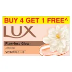 Lux Flaw-Less Glow Jasmine Bathing Soap Infused With Vitamin C & E - Buy 4 Get 1 Free view 6