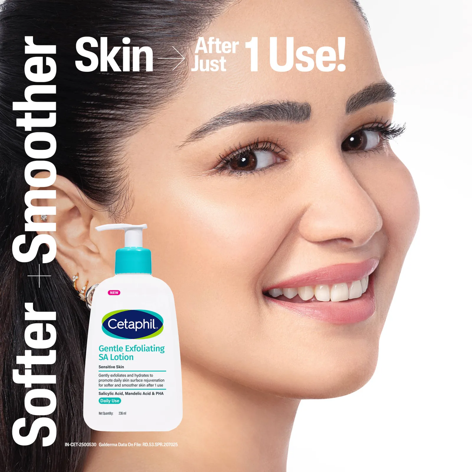 Cetaphil Gentle Exfoliating SA Lotion For Oily, Acne Prone Skin Gentle Skin Cell Renewal
