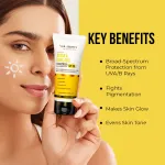 Dr. Sheth's Kesar & Kojic Sunscreen SPF 50+ PA++++ In-Vivo Tested for Pigmentation-Free Skin(50g) view 2