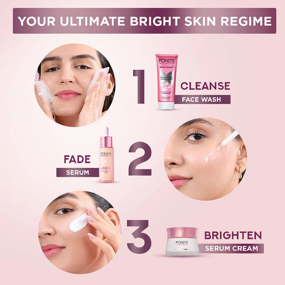 Pond's Ponds Bright Beauty Facewash With Niacinamide - Pack Of 2