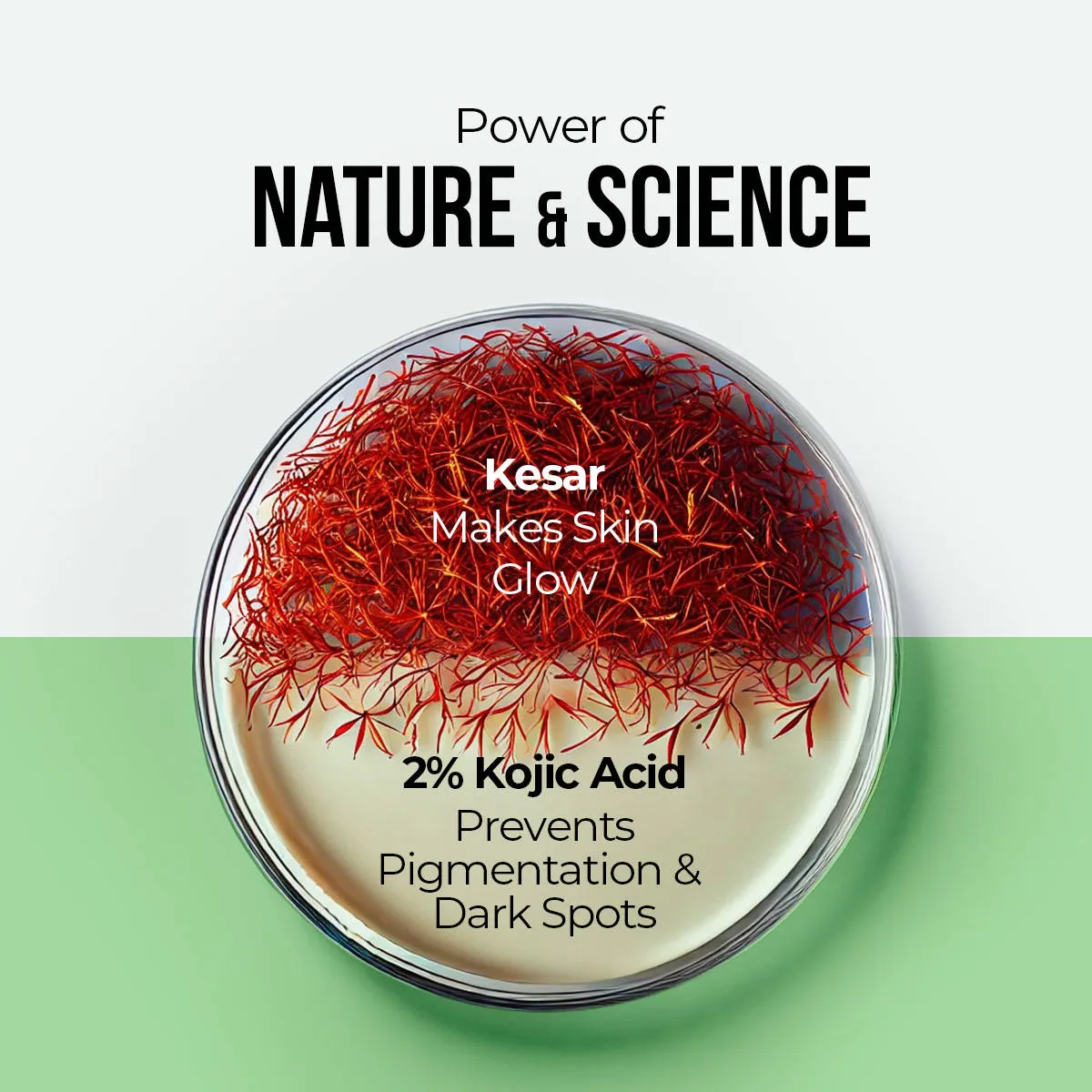 Dr. Sheth's Kesar and 2% Kojic Acid Ampoule Serum for Pigmentation and Glow Boost