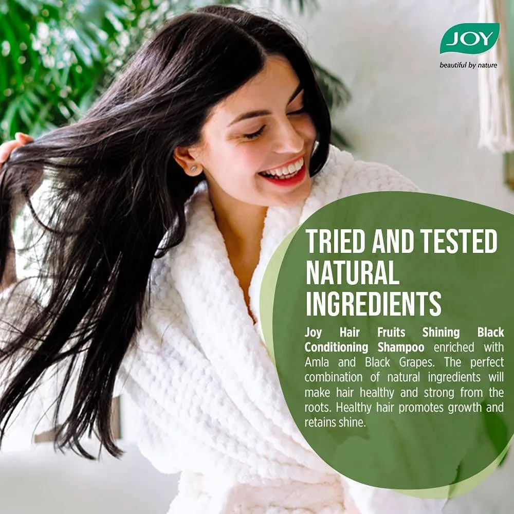 Joy Hair Fruits Shining Black Conditioning Shampoo