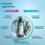 Pilgrim Spanish Rosemary & Biotin Anti Hairfall Control Shampoo Reduce Hairfall Upto 95% Strong Hair view 13