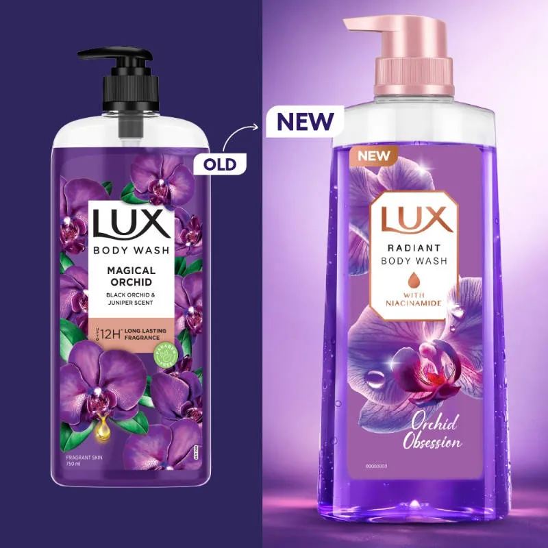 Lux Black Orchid Fragrance & Juniper Oil Bodywash Shower Gel
