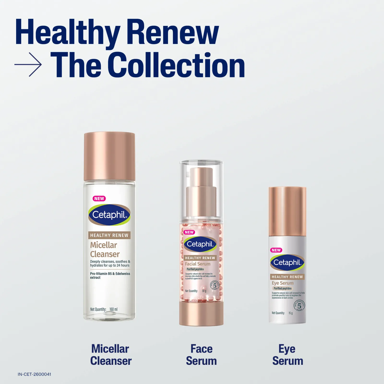 Cetaphil Healthy Renew Eye Serum With Purified Peptides Reduces Dark Circles, Fine Lines