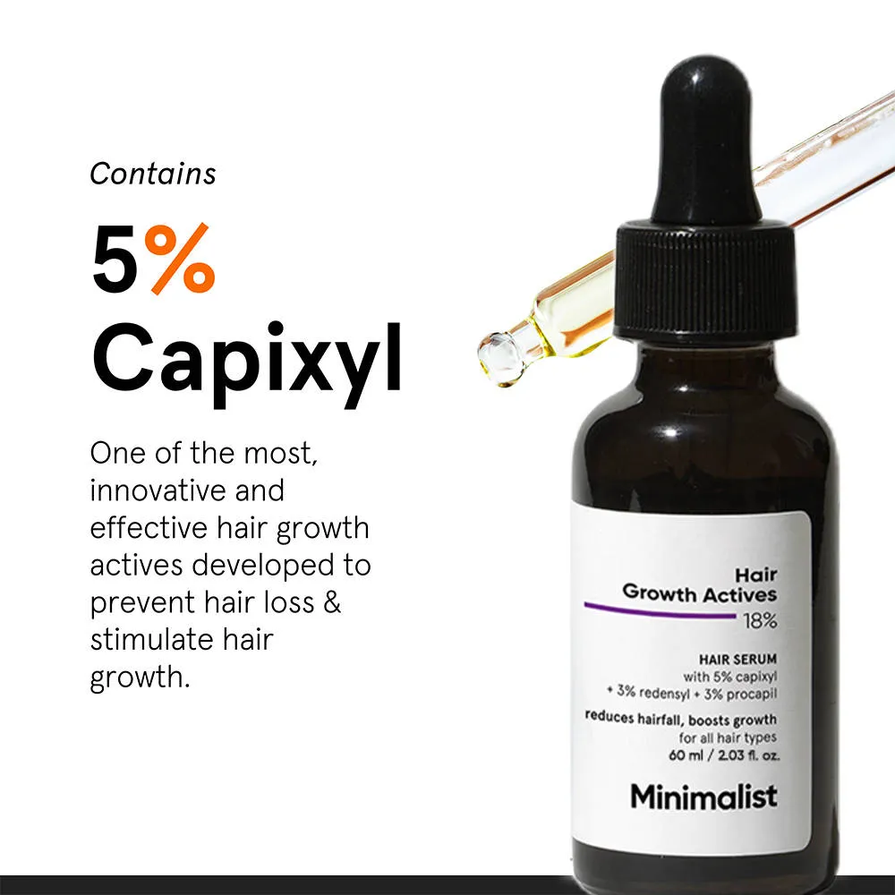 Minimalist Hair Growth Actives 18% Hair Serum