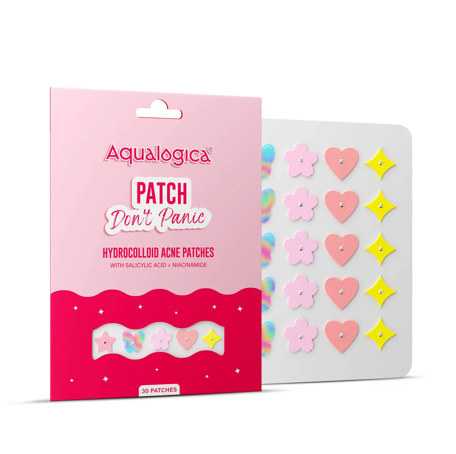 Aqualogica Don’T Panic Acne Patches - Pack of 30