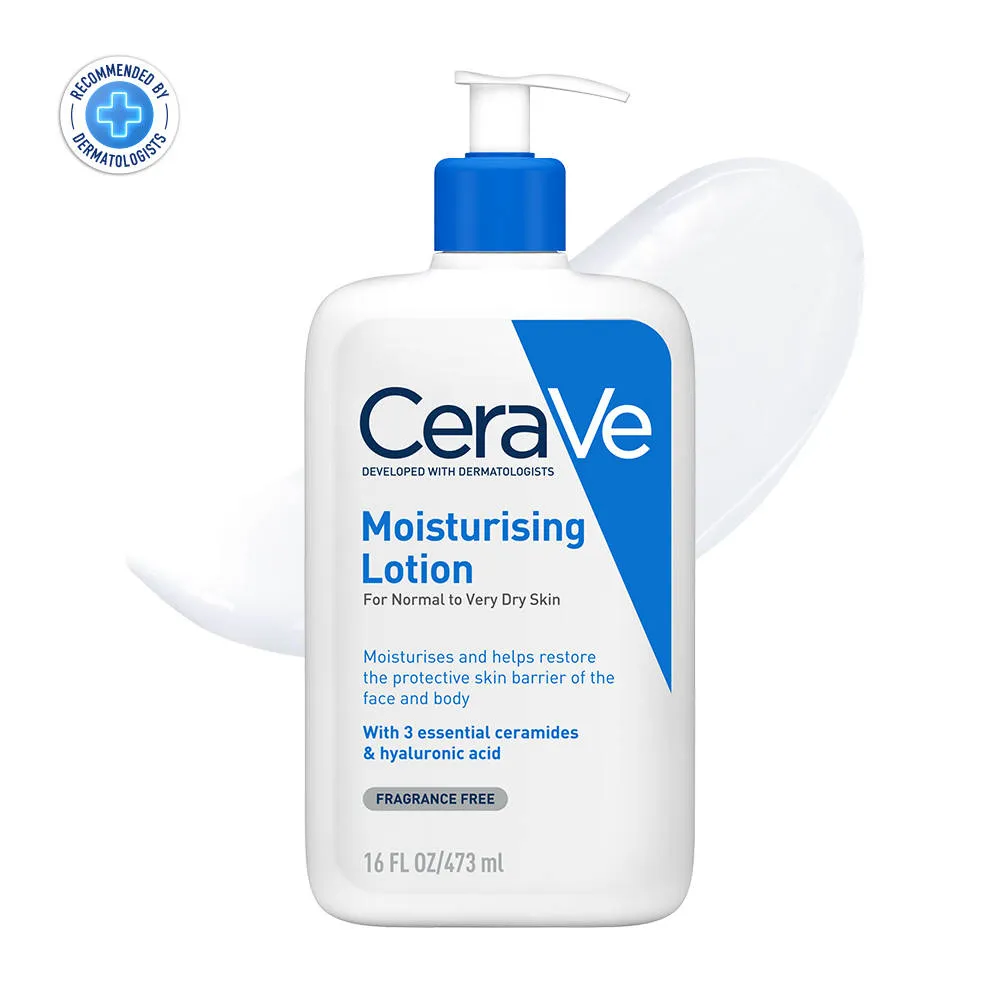 CeraVe Moisturizing Body Lotion for Normal to Dry skin with Ceramides, Dermatologist recommended