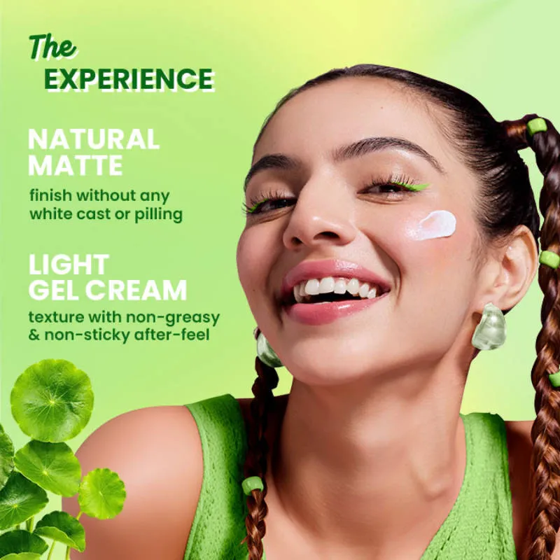 Dot & Key Cica Calming Mattifying Sunscreen In-Vivo Tested SPF 50+ PA++++, With Niacinamide