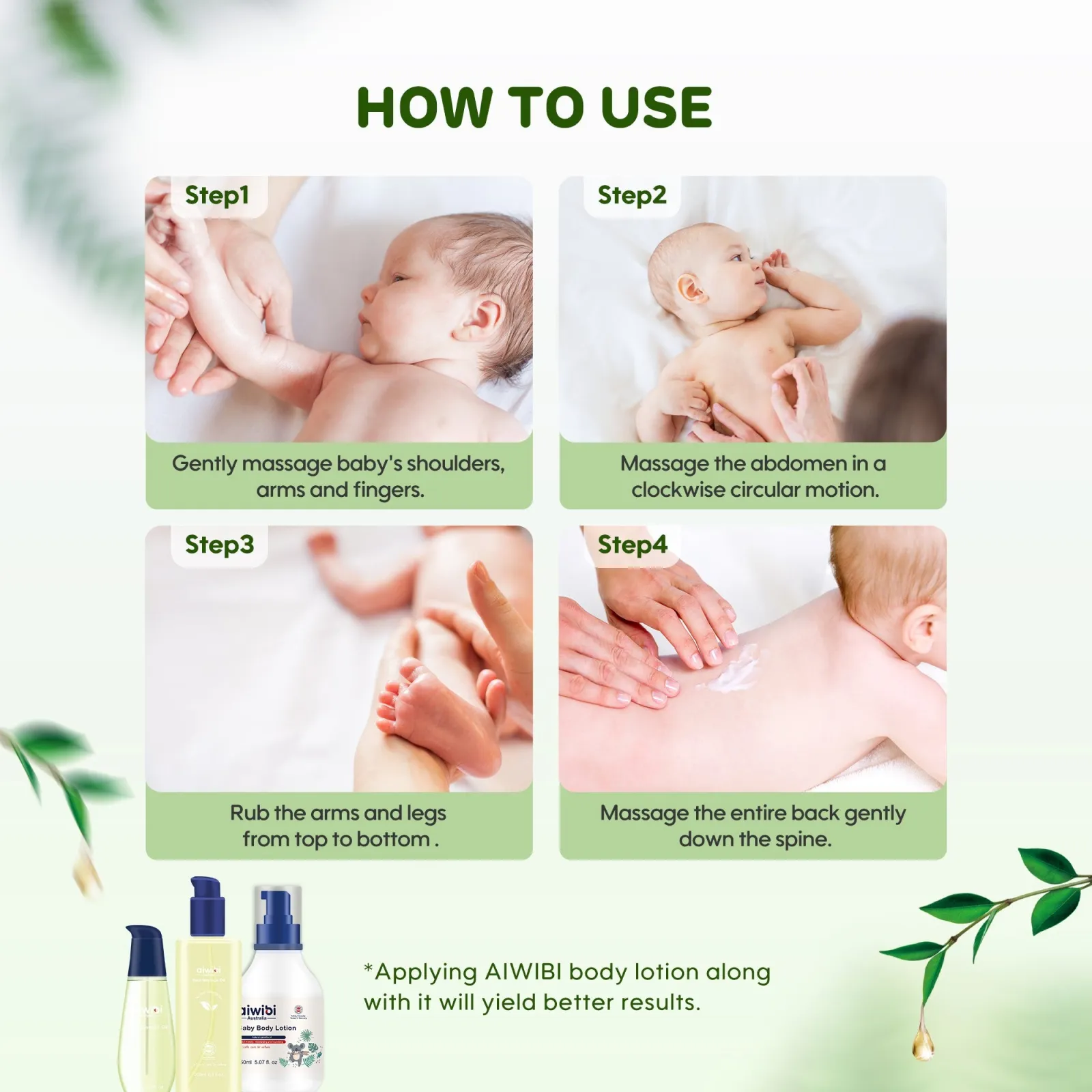 Aiwibi Baby Massage Oil