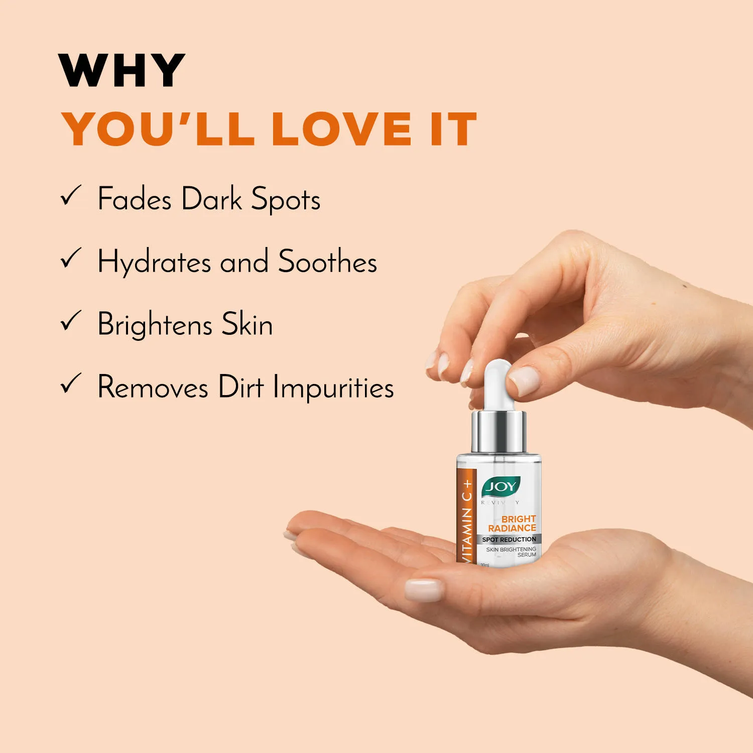 Joy Revivify Vitamin C Brightening Skin Toner & Radiance Face Serum Combo