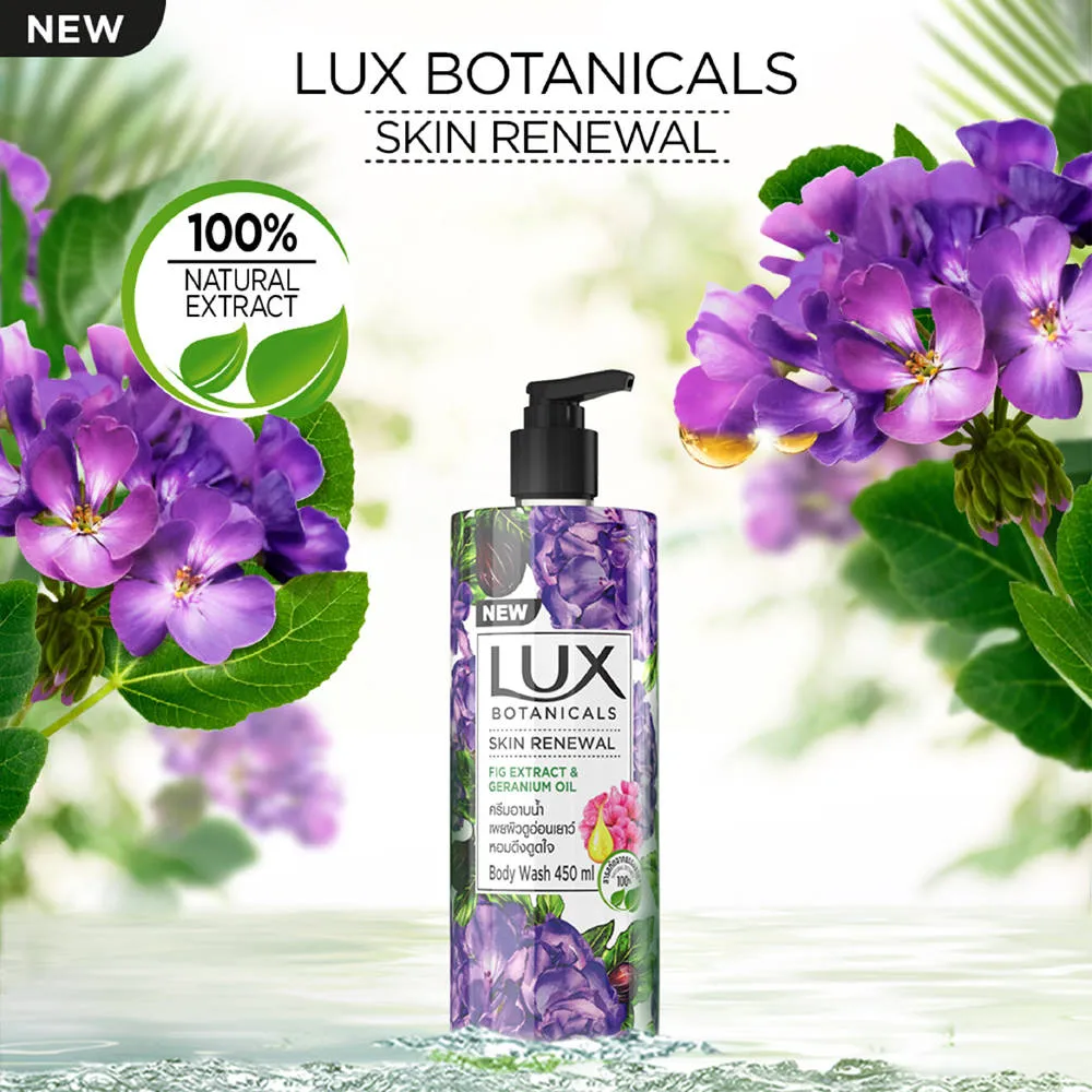 Lux Skin Renewal Fig Extract & Geranium Oil Body Wash
