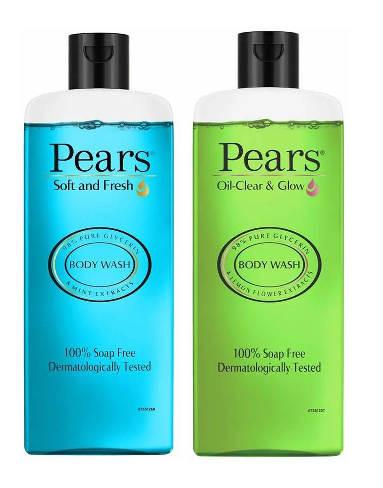 Pears Soft & Fresh + Oil Clear Bodywash Combo