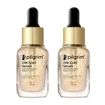 Pilgrim 24K Gold Face Serum with Niacinamide & Hyaluronic Acid Brightens Skin 24K Golden - Pack of 2 view 2
