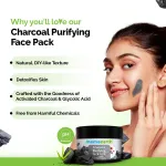 Mamaearth Charcoal Purifying Face Pack Detoxifies, Deep Cleanses, Minimizes Pores & Brightens Skin view 2