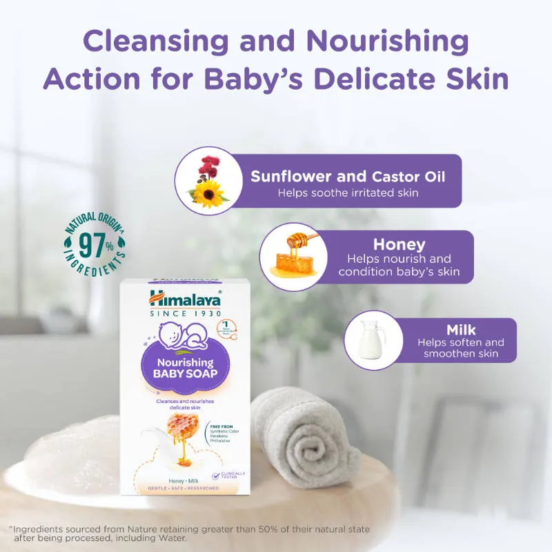 Himalaya Baby Care Nourishing Baby Soap