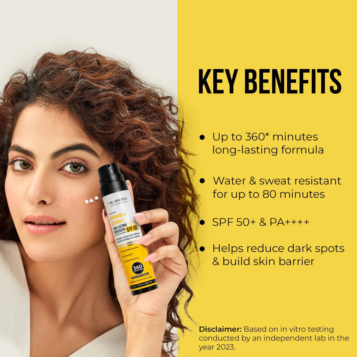 Dr. Sheth's Dr. Sheths Ceramide & Vitamin C Long-Lasting Sunscreen SPF 50 PA++++