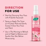 Joy Pink Rose refreshing Hydrating Face Toner With Hazel & PepperMint For Hydrating Skin pH Balanced, Alcohol Free & For All Skin Types view 6
